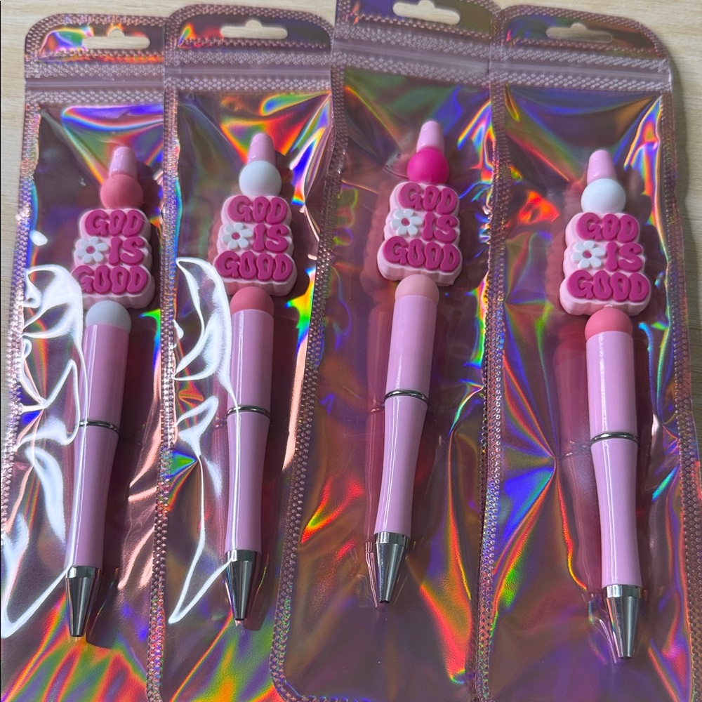 Silicone Pens Set  “God is Good”